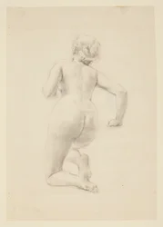 Studie voor een knielende vrouw, “Vintage Festival,” Mendelssohn Glee Club, New York, NY