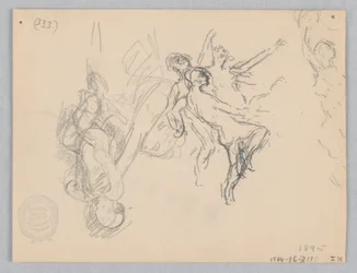 Studie voor dansende vrouwen, "Moods to Music," Mendelssohn Glee Club, New York, NY