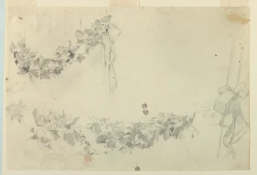 Studie voor festoenen, 