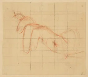 Studie voor linkerhand, "Oogstfeest," Mendelssohn Glee Club, New York, NY