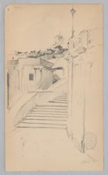 Uitzicht op Rome, Italië