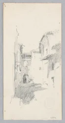 Gezicht op Venetië, Italië