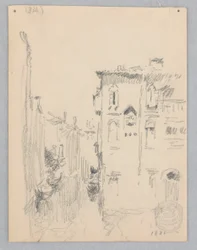 Uitzicht op Venetië, Italië