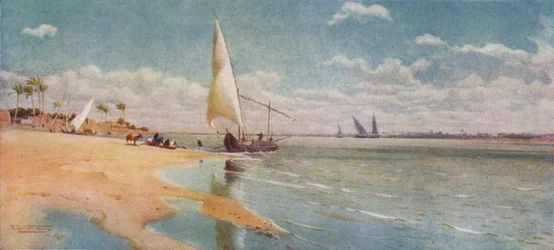 Een Winderige Dag in Ayat, ca. 1880, 1904