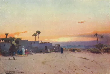 Een Fellah Dorp, ca. 1880, 1904