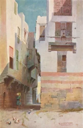 Een Straat in Bulak, ca. 1880, 1904