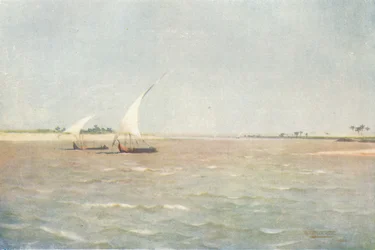 Noordenwind op de Boven-Nijl, ca. 1880