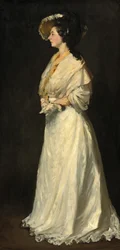 Jonge vrouw in het wit, 1904
