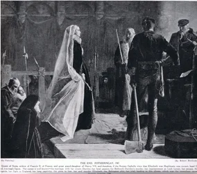 Het Einde, Fotheringay, 1587, illustratie uit 