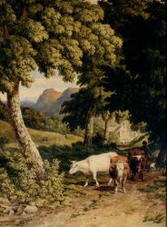 Landschap met vee en herder, 1810