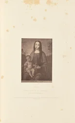 Maagd en kind, door F. Francia