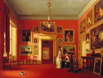 De schilderijengalerij van Lord Northwick in Thirlestaine House, ca. 1846-47