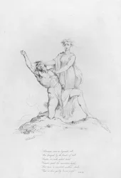 Anacreon, Ode IX (gravure)