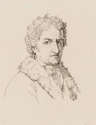 Portret van de componist Pierre-Alexandre Monsigny