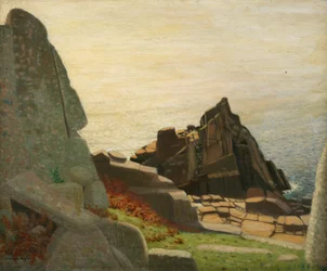 Onder Carn Barges (rotsen onder Lamorna)