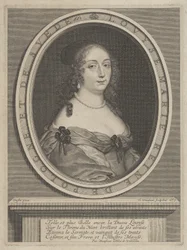 Portret van Louise Marie, koningin van Polen en Zweden