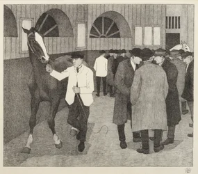 Paardenhandelaren bij de Barbican, 1921