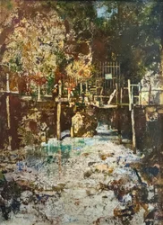 Toegang tot de Ponale-waterval