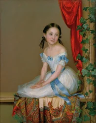 Meisje met een kasjmier sjaal (Portret van Prinses Abamelek-Lazareva)