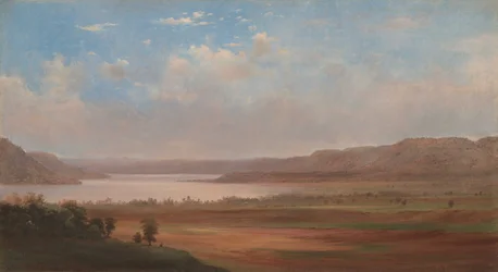 Uitzicht op Lake Pepin, Minnesota, 1862