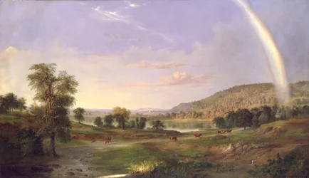Landschap met Regenboog