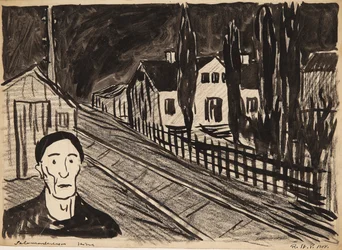 De zelfmoordenaar. Schets