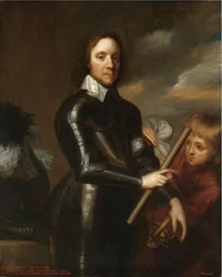 Portret van Oliver Cromwell 1599-1658