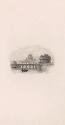 Rome, Kasteel van St. Angelo (vignet)