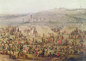 Militair kampement (detail)