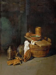 Stilleven met huishoudelijke voorwerpen