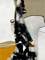 Gedurfde abstracte compositie
