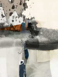 Moderne abstracte spatten