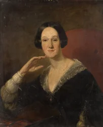 Portret van de vrouw van John Hall Kent