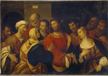 Christus in het huis van Martha en Maria