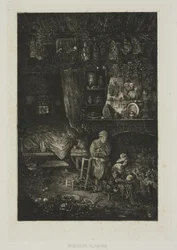 Vlaams interieur, uit Revue Fantaisiste
