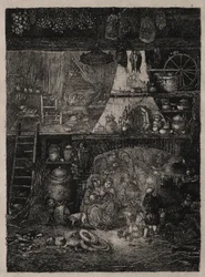 Boereninterieur in de Haute-Garonne