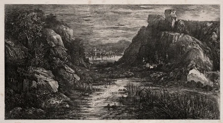 De verre stad, 1868
