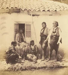 Groep Montenegrijnen.