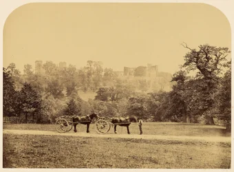 Hardwick Hall, vanuit het park