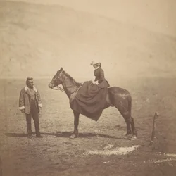 Henry Duberly en mevrouw Duberly, 1855