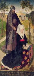 Guillemette de Montagu met Sint Guillaume, 1460-66