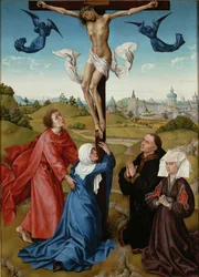 De kruisiging, kruisigingstriptiek, ca. 1440