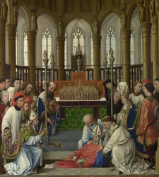 De opgraving van Sint Hubertus, 1430s