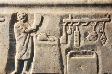 Slager, bas-reliëf, Romeinse beschaving