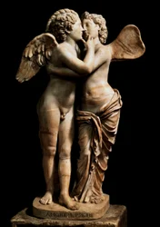 Cupido en Psyche (marmer)
