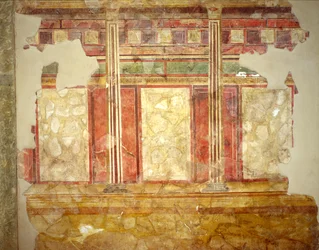 Decoratie uit het Huis van de Scalae Caci, Palatijnse Heuvel, Rome