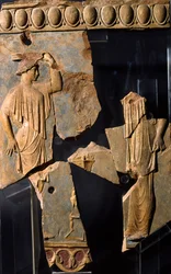 Reliëf uit het gebied van de Tempel van Apollo, Palatijnse Heuvel, Rome