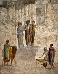 Romeinse kunst: Jason tegenover zijn oom Pelias