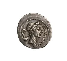 Romeinse Republikeinse Munt uit Rome, 44 v.Chr.