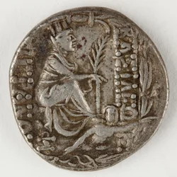 Tigranes II van Armenië, keerzijde, 83-69 v.Chr. (zilver)